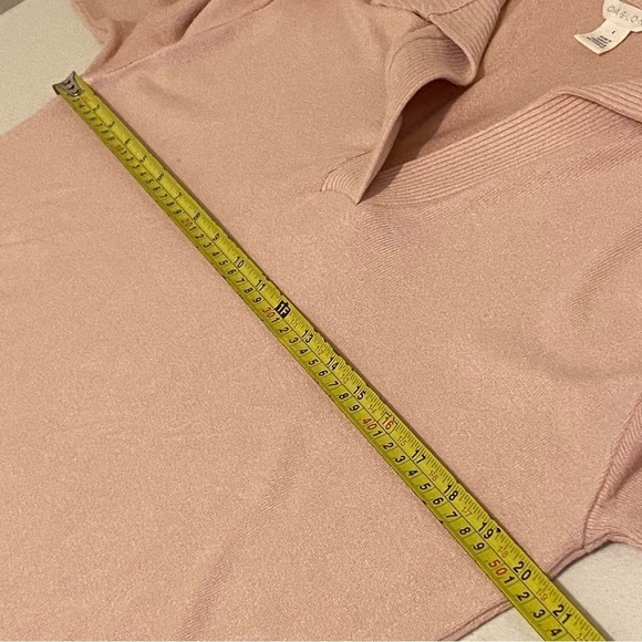 Caslon Pink Boho Knit Sweater Women's Size Small Long Sleeve V Neck Casual - Picture 7 of 8